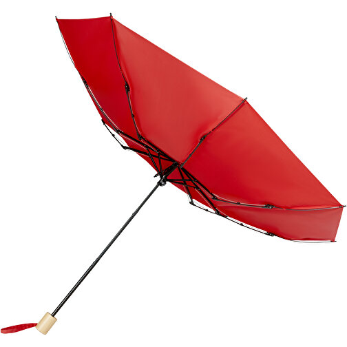 Składany wiatroodporny parasol 51 cm z PET z recyklingu Birgit, Obraz 4