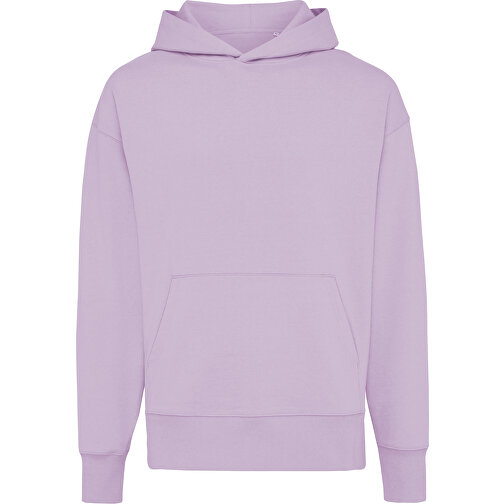 Iqoniq Yoho Relax-Hoodie Aus Recycelter Baumwolle, Lavender , lavender, 50% recycelte und 50% biologische Baumwolle, XXS, 64,00cm x 1,00cm (Länge x Höhe), Bild 1