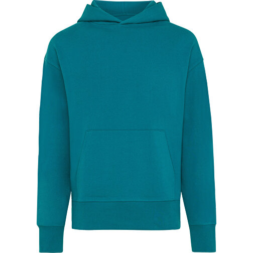 Iqoniq Yoho Relax-Hoodie Aus Recycelter Baumwolle, Verdigris , verdigris, 50% recycelte und 50% biologische Baumwolle, M, 70,00cm x 1,00cm (Länge x Höhe), Bild 1