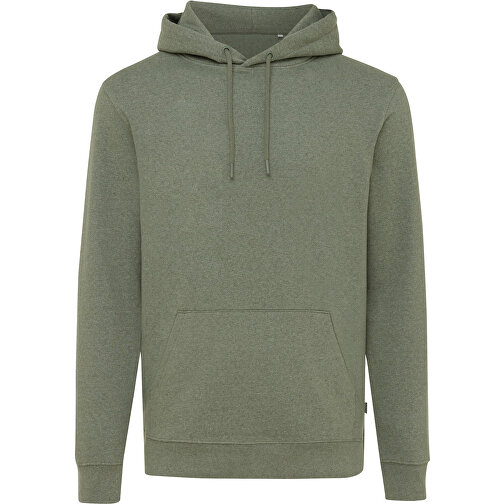 Iqoniq Torres Ungefärbter Hoodie Aus Recycelter Baumwolle, Heather Green , heather green, 50% recycelte und 50% biologische Baumwolle, XXS, 66,00cm x 1,00cm (Länge x Höhe), Bild 1