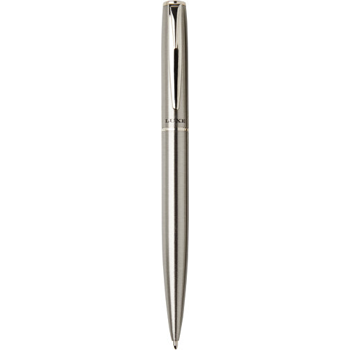 Didimis Kugelschreiber Und Tintenroller Aus Recyceltem Edelstahl , silber, Recycled stainless steel, 13,20cm (Länge), Bild 3