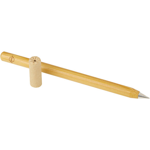 Perie Bambus Kugelschreiber Ohne Tinte , Marksman, natural, Bambusholz, 14,00cm (Länge), Bild 1