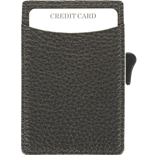 C-Secure RFID Kartenhalter , schwarz, Metall, 9,50cm x 6,50cm (Länge x Breite), Bild 2