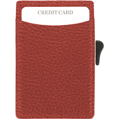 C-Secure RFID Kartenhalter , tomate, Metall, 9,50cm x 6,50cm (Länge x Breite), Bild 2