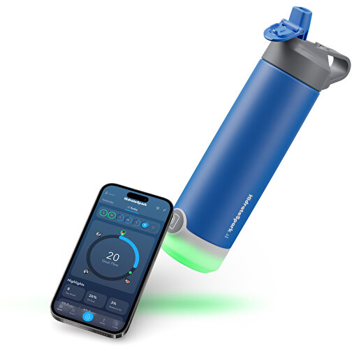 HidrateSpark® TAP smart 570 ml vakuumisolerad vattenflaska i rostfritt stål, Bild 4