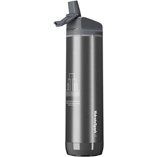 HidrateSpark® PRO smart 600 ml vakuumisolerad vattenflaska i rostfritt stål, Bild 2