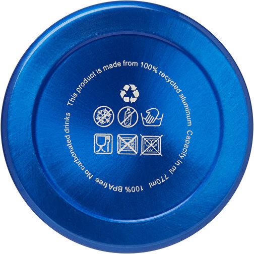 Oregon 770 Ml RCS-zertifizierte Trinkflasche Aus Recyceltem Aluminium Mit Karabinerhaken , blau, Recycled Aluminium, 25,00cm (Höhe), Bild 4