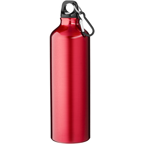 Oregon 770 Ml RCS-zertifizierte Trinkflasche Aus Recyceltem Aluminium Mit Karabinerhaken , rot, Recycled Aluminium, 25,00cm (Höhe), Bild 1