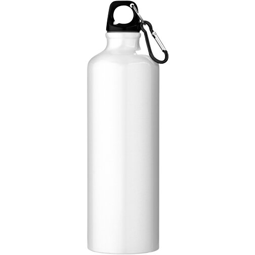 Oregon 770 Ml RCS-zertifizierte Trinkflasche Aus Recyceltem Aluminium Mit Karabinerhaken , weiß, Recycled Aluminium, 25,00cm (Höhe), Bild 2