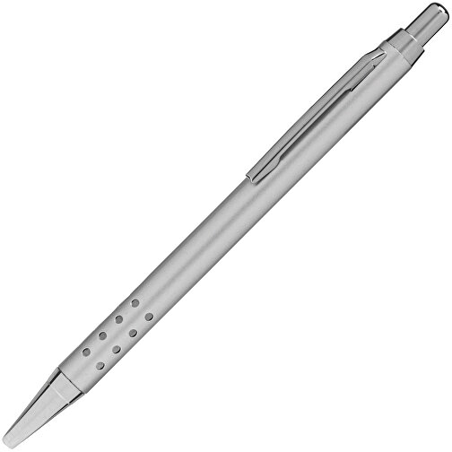Aluminium-Kugelschreiber BUKAREST , silber, Aluminium / Stahl, 13,50cm (Länge), Bild 2