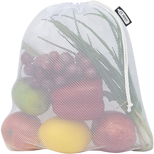 Set di 3 sacchetti per frutta e verdura in poliestere riciclato., Immagine 5