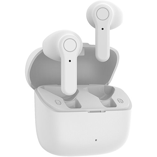 Prixton TWS155 Bluetooth® Ohrhörer , weiß, ABS Kunststoff, 10,00cm x 3,50cm x 10,00cm (Länge x Höhe x Breite), Bild 5