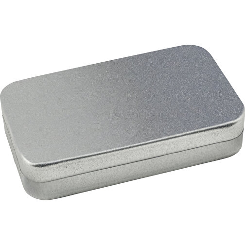 First Aid Box Compact, 27-teilig In Metalldose , grau, Gemischt, 11,80cm x 2,50cm x 7,00cm (Länge x Höhe x Breite), Bild 5