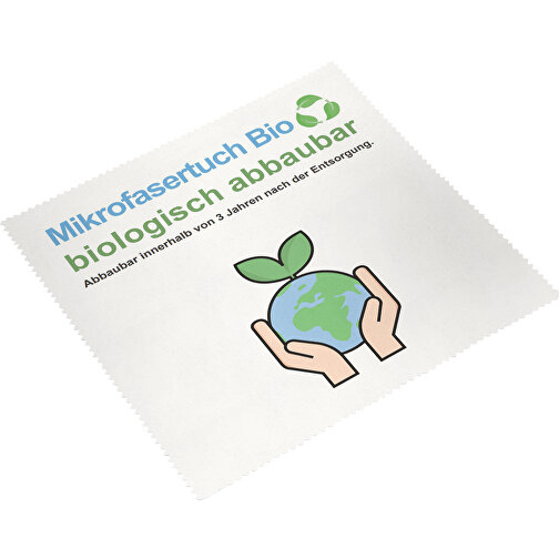 Chiffon à lunettes BIO - chiffon microfibre en matière biodégradable 18 x 18 cm, Image 2
