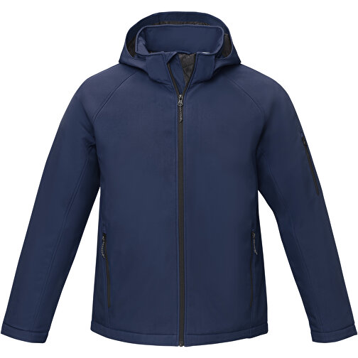 Notus Wattierte Softshell Herrenjacke , navy, Mechanisches Stretch Woven 100% Polyester, 250 g/m2, Padding/filling, Taft 100% Polyester, XL, , Bild 3