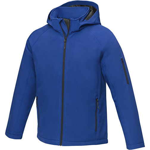 Notus Wattierte Softshell Herrenjacke , blau, Mechanisches Stretch Woven 100% Polyester, 250 g/m2, Padding/filling, Taft 100% Polyester, XXL, , Bild 1