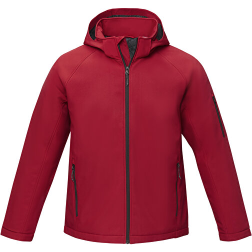 Notus Wattierte Softshell Herrenjacke , rot, Mechanisches Stretch Woven 100% Polyester, 250 g/m2, Padding/filling, Taft 100% Polyester, XL, , Bild 3