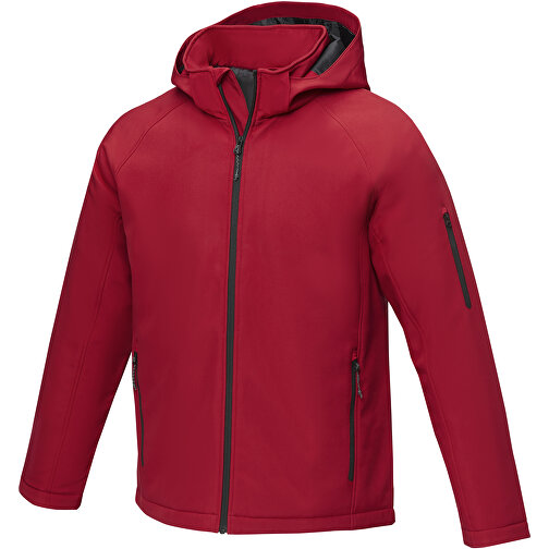 Notus Wattierte Softshell Herrenjacke , rot, Mechanisches Stretch Woven 100% Polyester, 250 g/m2, Padding/filling, Taft 100% Polyester, M, , Bild 1