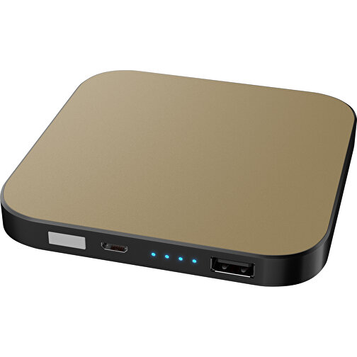 LuxWire powerbank wireless con logo LED, Immagine 1