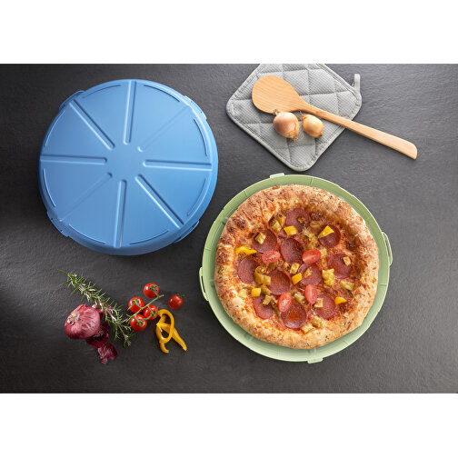 Pizzabox 'ToGo' , beständiges braun/transparent, Kunststoff, 4,50cm (Höhe), Bild 5