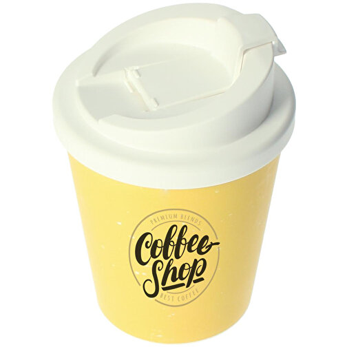 Kaffeebecher 'Premium Deluxe' Small , rosa/schwarz, Kunststoff, 12,00cm (Höhe), Bild 2
