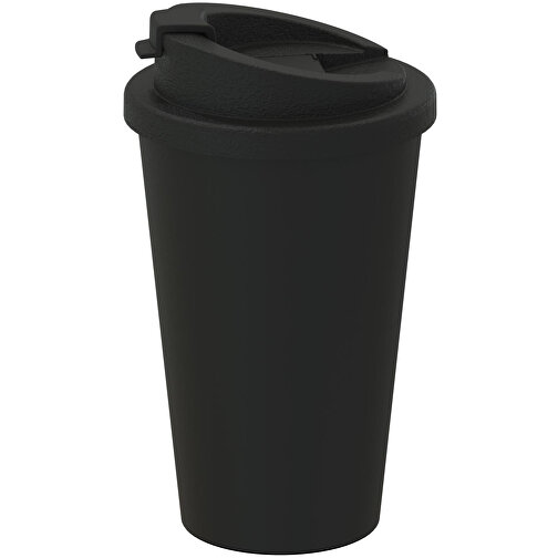 Kaffeebecher 'Premium Deluxe' , standard-grün/schwarz, Kunststoff, 16,50cm (Höhe), Bild 3