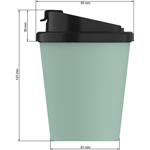 Bio-Kaffeebecher 'Premium Deluxe' Small , minze, Kunststoff, 12,70cm (Höhe), Bild 2