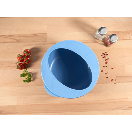 Food-Bowl 'ToGo', 2,2 L , beständiges braun/transparent, Kunststoff, 9,20cm (Höhe), Bild 5