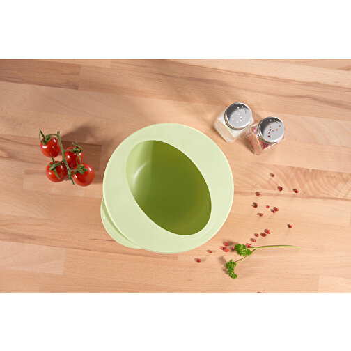 Food-Bowl 'ToGo', 1,0 L , raffiniertes rot/transparent, Kunststoff, 8,20cm (Höhe), Bild 9