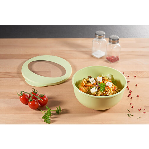 Food-Bowl 'ToGo', 1,0 L , geselliges grün/transparent, Kunststoff, 8,20cm (Höhe), Bild 8