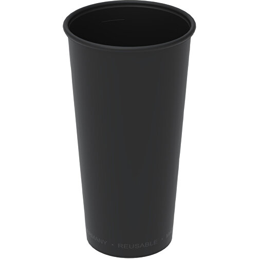 Becher 'ToGo', 0,4 L , schwarz, Kunststoff, 14,70cm (Höhe), Bild 1
