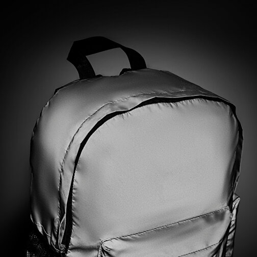 Bright Backpack , silber matt, Polyester, 32,00cm x 40,00cm x 12,00cm (Länge x Höhe x Breite), Bild 10