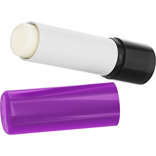 Lippenpflegestift 'Lipcare Original' Mit Polierter Oberfläche , violett / schwarz, Kunststoff, 6,90cm (Höhe), Bild 1