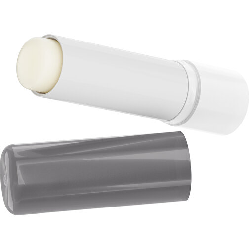 Lippenpflegestift 'Lipcare Original' Mit Polierter Oberfläche , grau / weiss, Kunststoff, 6,90cm (Höhe), Bild 1