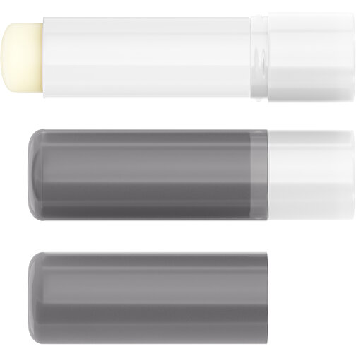 Lippenpflegestift 'Lipcare Original' Mit Polierter Oberfläche , grau / weiss, Kunststoff, 6,90cm (Höhe), Bild 4