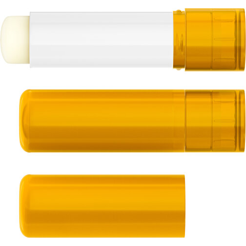Lippenpflegestift 'Lipcare Original' Mit Polierter Oberfläche , gelb-orange, Kunststoff, 6,90cm (Höhe), Bild 4