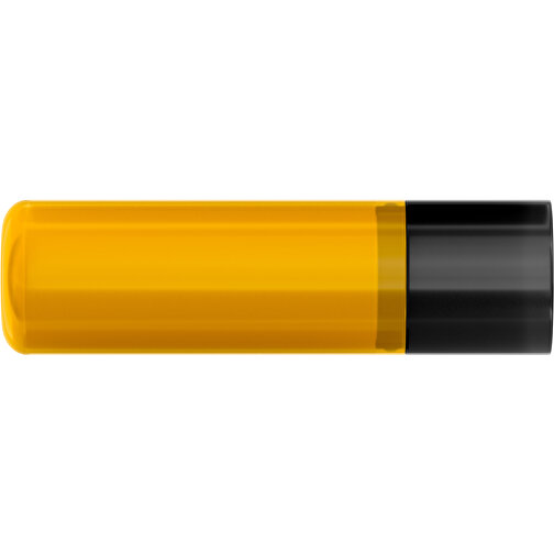 Lippenpflegestift 'Lipcare Original' Mit Polierter Oberfläche , gelb-orange / schwarz, Kunststoff, 6,90cm (Höhe), Bild 2