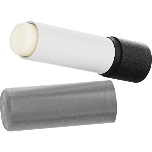 Lippenpflegestift 'Lipcare Original' Mit Gefrosteter Oberfläche , grau / schwarz, Kunststoff, 6,90cm (Höhe), Bild 1