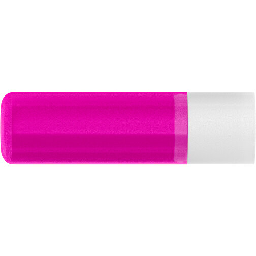 Lippenpflegestift 'Lipcare Original' Mit Gefrosteter Oberfläche , pink / weiß, Kunststoff, 6,90cm (Höhe), Bild 2