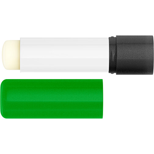 Lippenpflegestift 'Lipcare Original' Mit Gefrosteter Oberfläche , grün / schwarz, Kunststoff, 6,90cm (Höhe), Bild 3