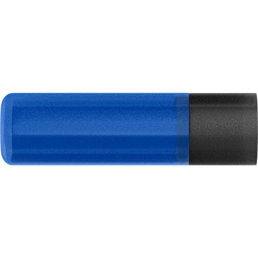 Lippenpflegestift 'Lipcare Original' Mit Gefrosteter Oberfläche , blau / schwarz, Kunststoff, 6,90cm (Höhe), Bild 2