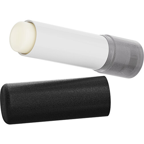 Lippenpflegestift 'Lipcare Original' Mit Gefrosteter Oberfläche , schwarz / grau, Kunststoff, 6,90cm (Höhe), Bild 1