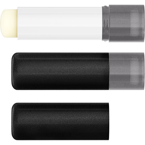 Lippenpflegestift 'Lipcare Original' Mit Gefrosteter Oberfläche , schwarz / grau, Kunststoff, 6,90cm (Höhe), Bild 4