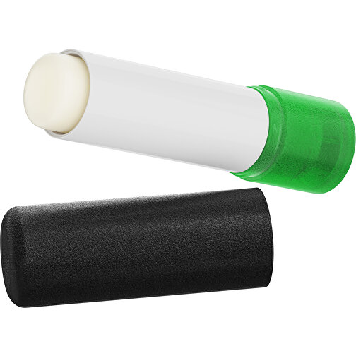 Lippenpflegestift 'Lipcare Original' Mit Gefrosteter Oberfläche , schwarz / grün, Kunststoff, 6,90cm (Höhe), Bild 1