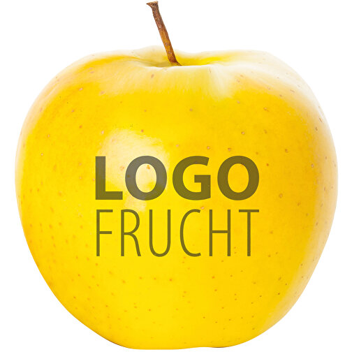 LogoFrucht Apfel Gelb - Blackberry , schwarz, 7,50cm (Höhe), Bild 1
