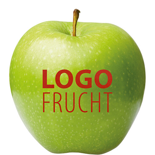 LogoFrucht Apfel Grün - Strawberry , rot, 7,50cm (Höhe), Bild 1