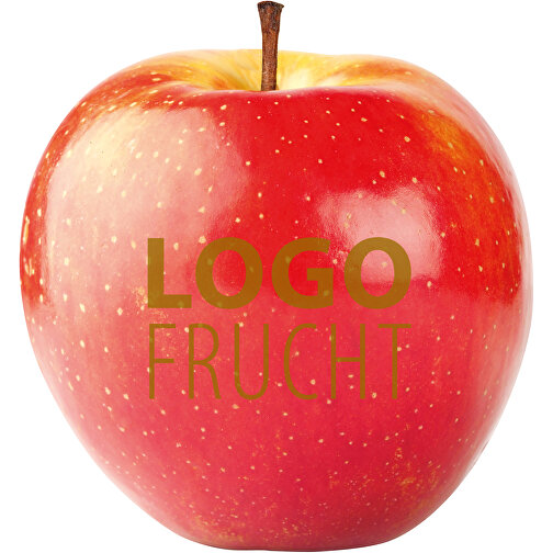 LogoFrucht Apfel Rot - Hazelnut , braun, 7,50cm (Höhe), Bild 1