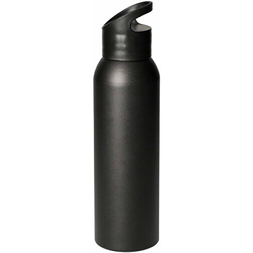 Aluminiumflasche 'Houston', 0,6 L , schwarz, Metall, 24,50cm (Höhe), Bild 1