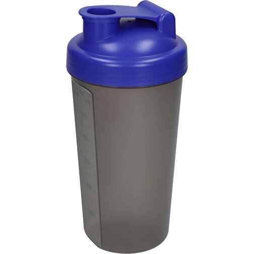 Shaker 'Protein', 0,6 L , standard-blau PP/transluzent-grau, Kunststoff, 20,00cm (Höhe), Bild 1