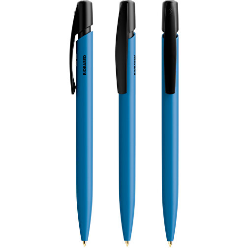 BIC® Media Clic BIO Based Ballpen Siebdruck , BiC, schwarz/blau, Nachhaltig, 14,70cm x 1,30cm (Länge x Breite), Bild 4